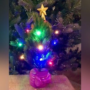 MY LIFE Girl Doll 12 Day ‘Til Christmas Set Tree With Lights Only Doll Size Tree